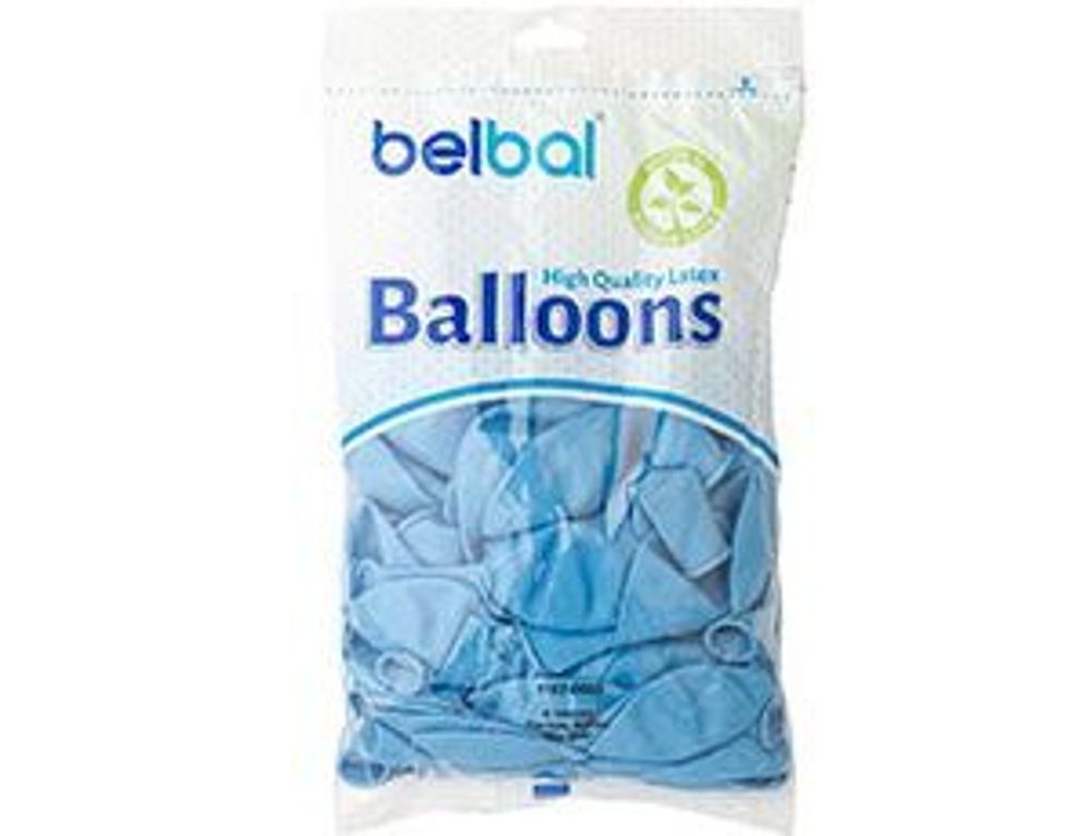 Шар (14"/36 см) Пастель Экстра Sky Blue 003 50 шт.