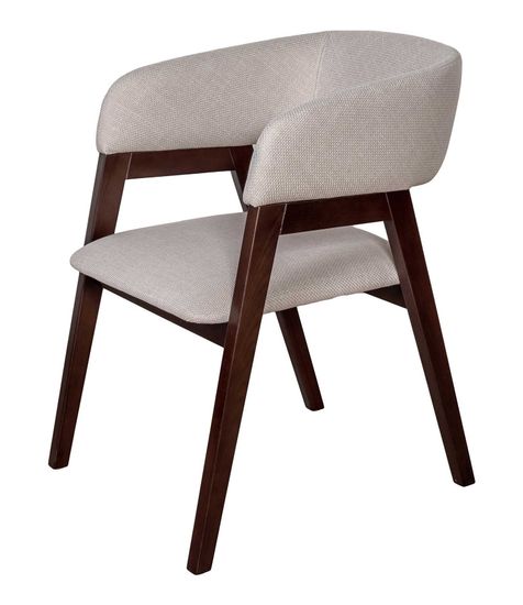 Стул P-01, массив бука, темный орех, Florida Cream