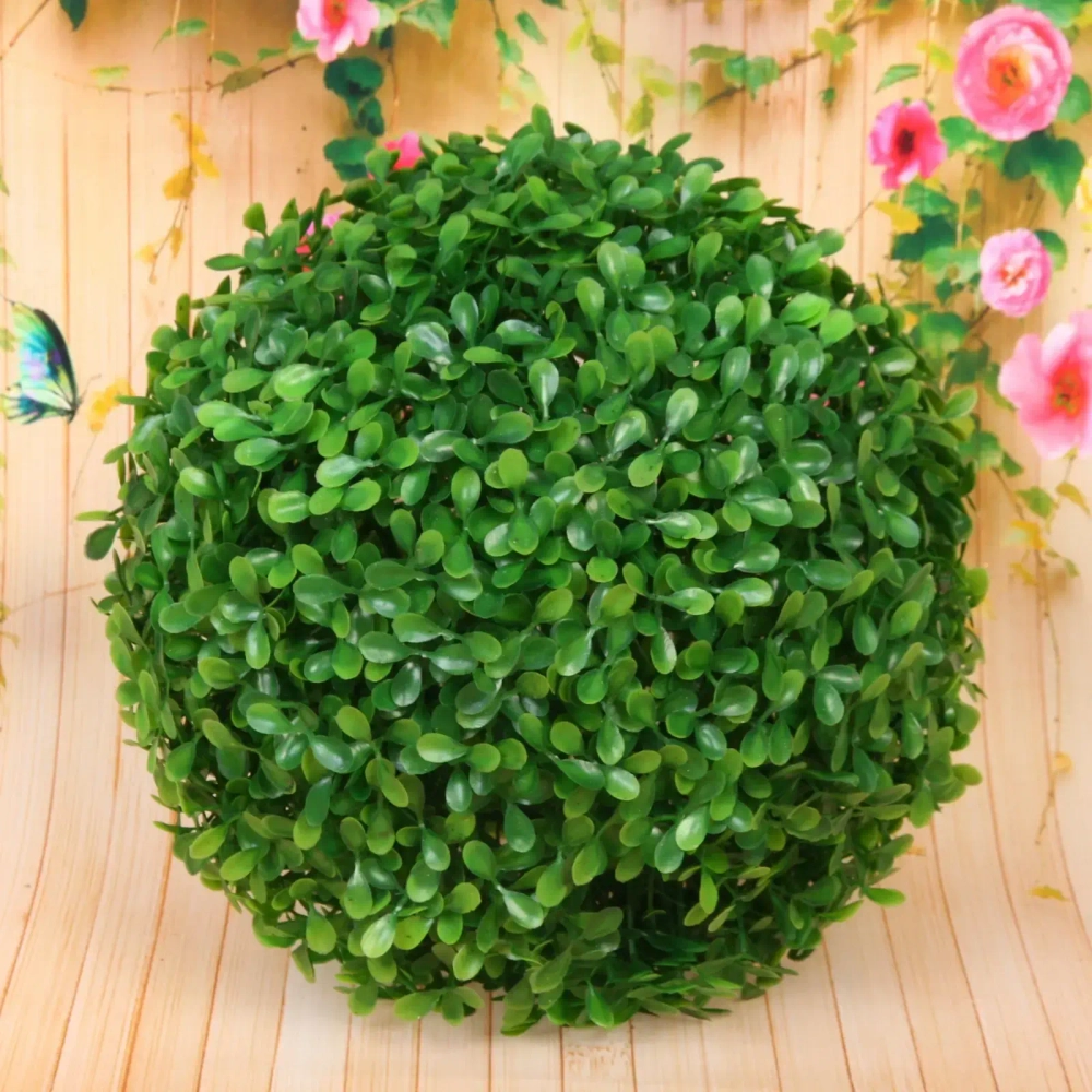 Искусственное растение шар «Самшит» зеленый D-23см Ultramarine
