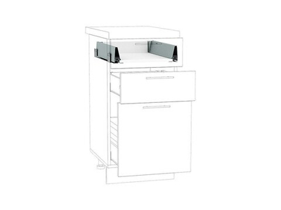 Ящик низкий POWER BOX1 Белый/Серый