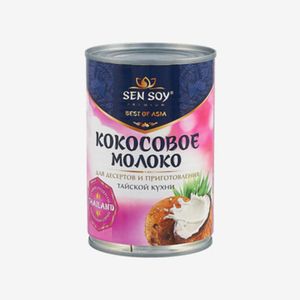 Молоко кокосовое Sen Soy Premium 400 г