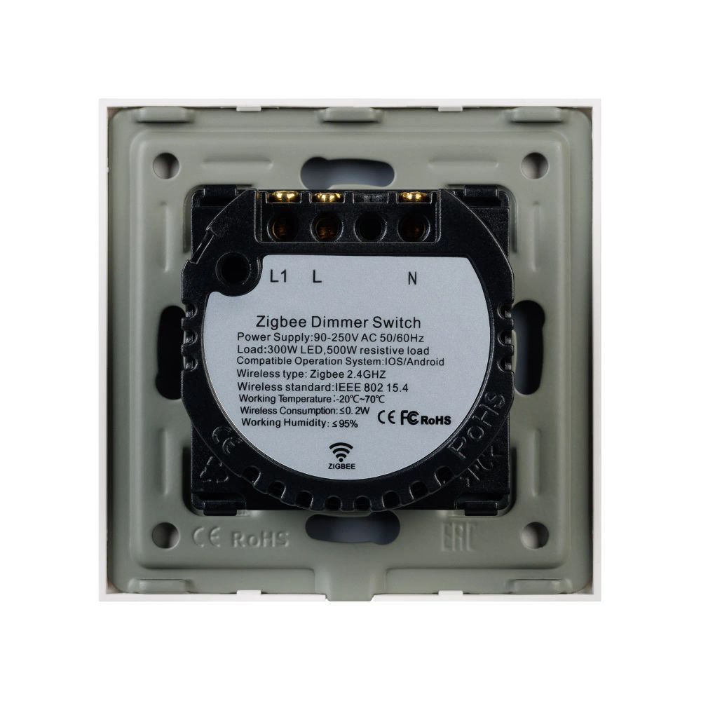 Светорегулятор сенсорный с Zigbee управлением SWT-OMALI-SD3-ZB-WH (250V, 500W) (Arlight, Стекло) 050053