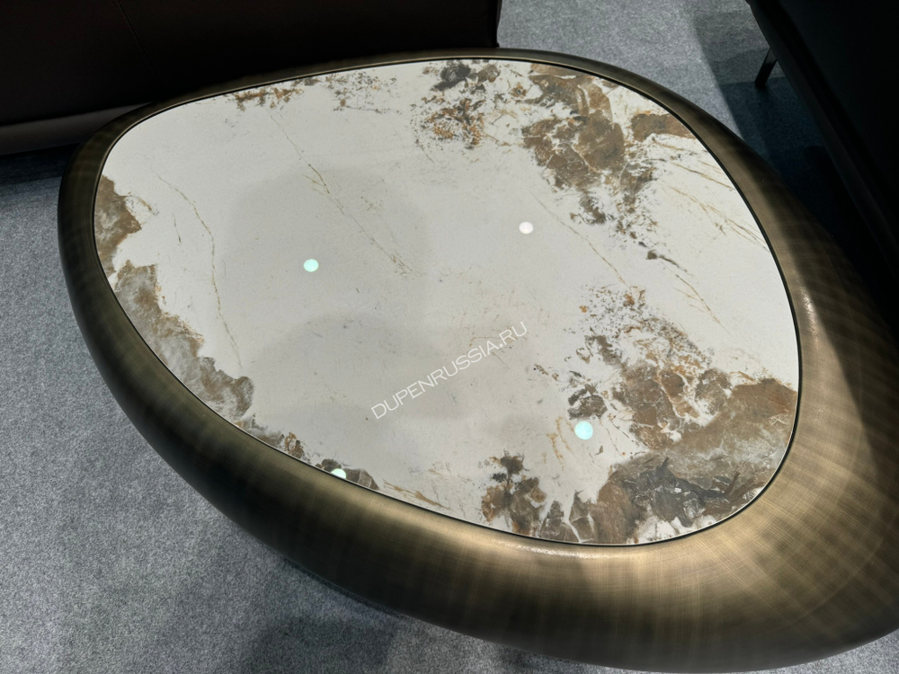 Стол журнальный TG-1156C PANDORA матовая бронза