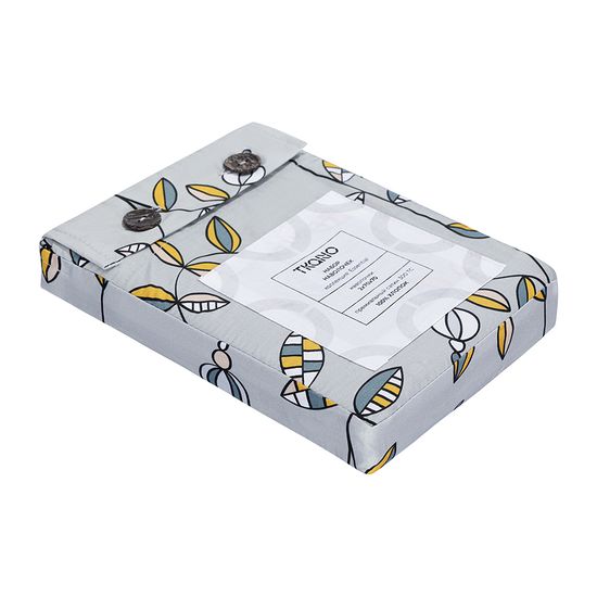 Набор наволочек "Ягоды тайги" из премиального сатина из коллекции russian north, 70х70 см