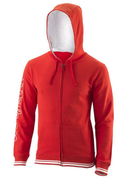 Куртка теннисная Wilson Team II FZ Hoody M - Red