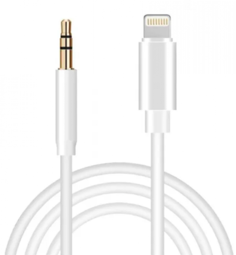 Аудио Адаптер JH-025 Lightning - 3.5mm AUX (белый)