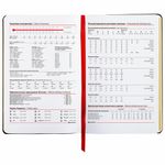 Ежедневник недатированный B6 (127х186 мм), BRAUBERG VISTA, под кожу, гибкий, срез фольга, 136 л., "Van Gogh", 112102