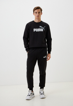 Толстовка мужская PUMA ESS+ 2 Col Big Logo Crew TR