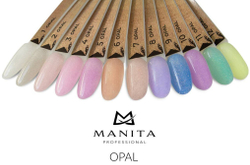 Manita Opal Гель-лак с мелким шиммером Опал №01, 10мл