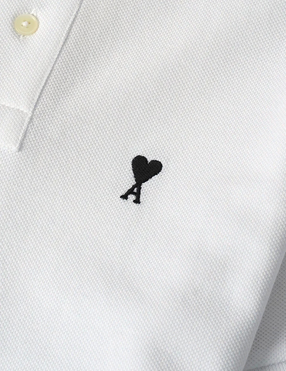 Футболка Поло AMI PARIS "White"