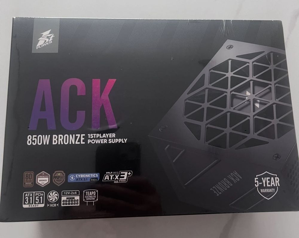 Блок питания 1STPLAYER HA-850W-AA2-BK 850 Вт Блок питания 1STPLAYER HA-850W-AA2-BK 850 Вт