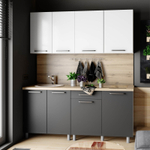 "Тоскана Готовое решение" 1,8 м дуб сонома/белый/графит, белый/белый/графит