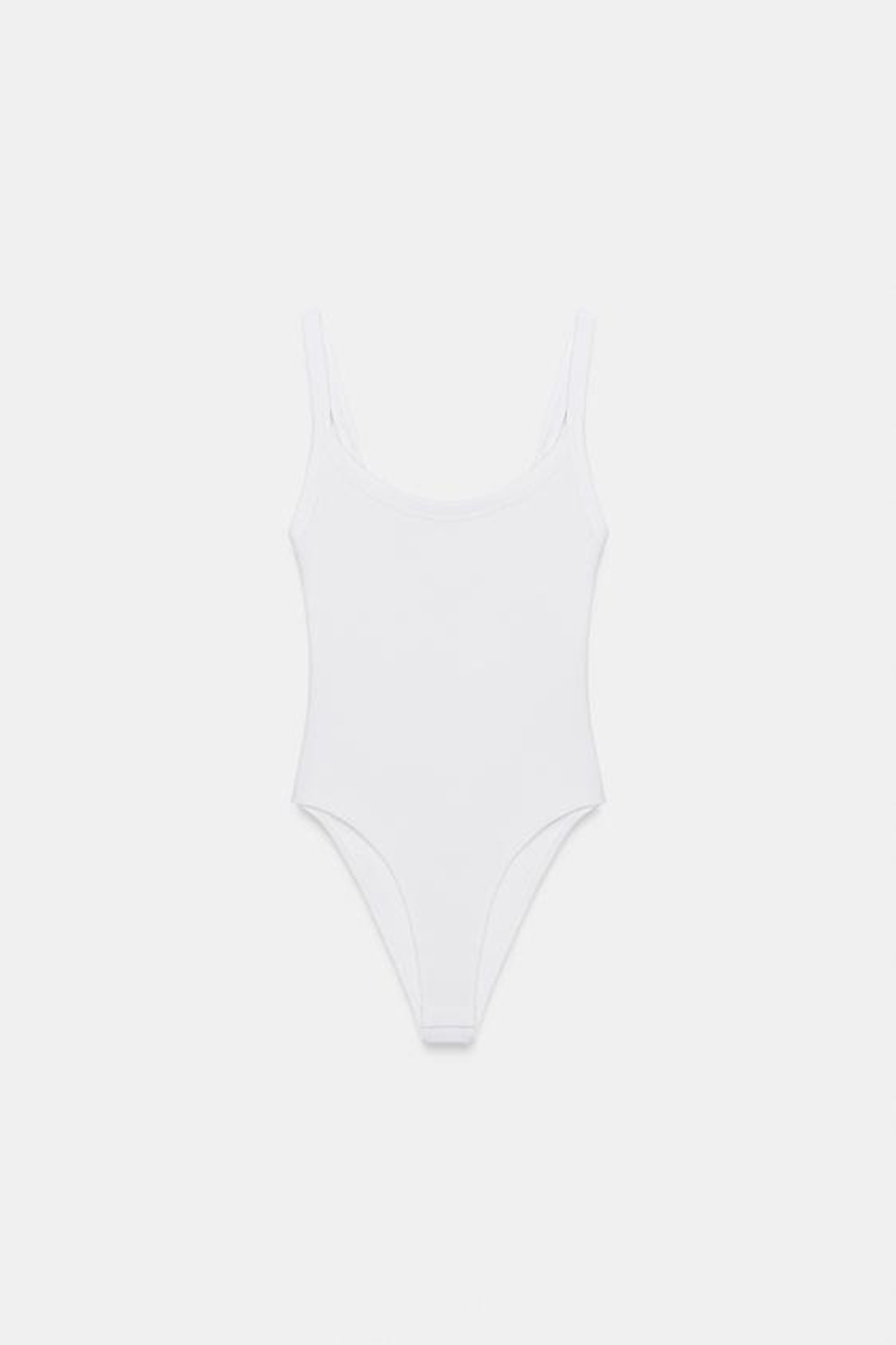 Хлопковый боди на бретелях - ZARA