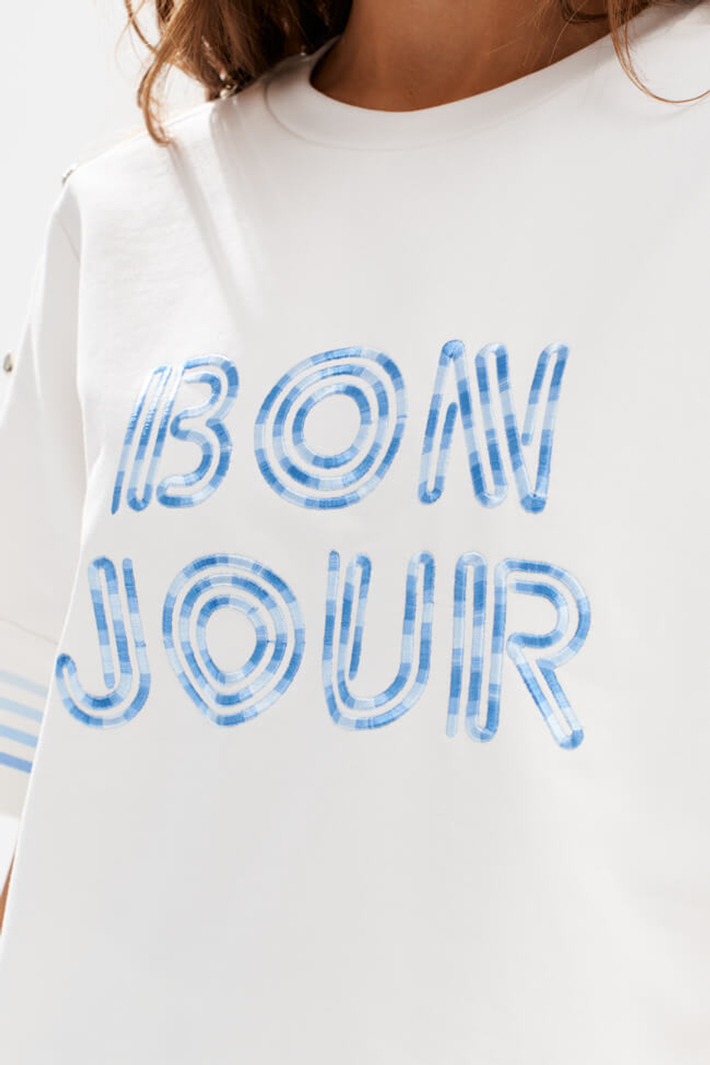 23571 Свитшот женский (молочный)