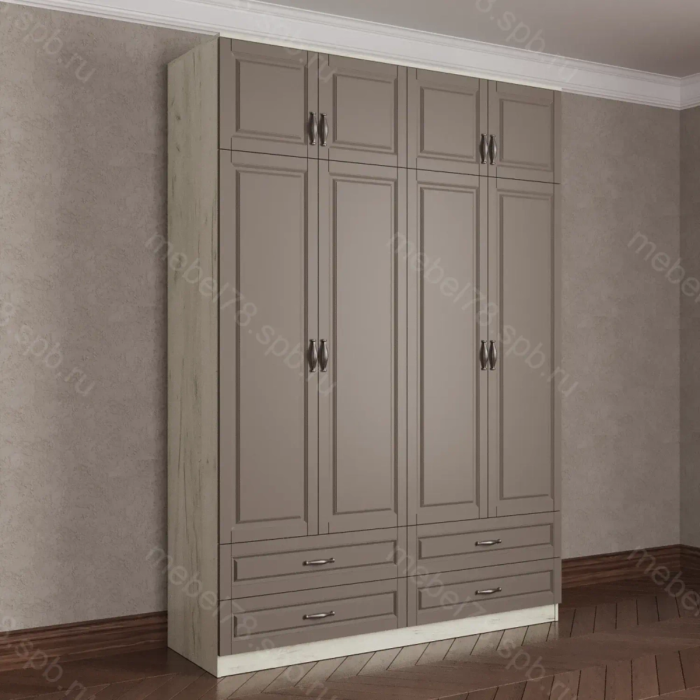 Шкаф распашной с антресолью 4/10