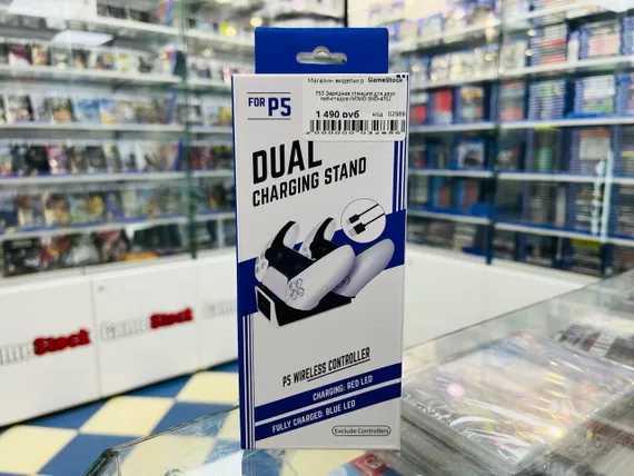 PS5 Зарядная станция для двух геймпадов (MIMD SND-470)