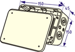 KSC 11-400 Коробка для г/к 150*100*45