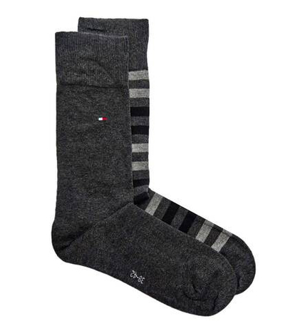 носки 2 пары Tommy Hilfiger - серый(472001001)