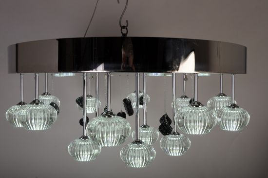 Люстра потолочная MANNE PL.7447-15+6(CR) d80