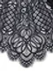 01-58 Кружево шантильи 25 см, черный 170