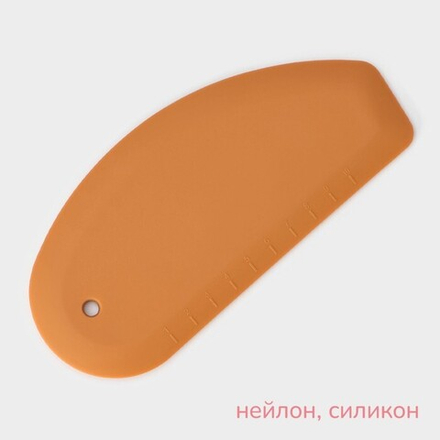 Шпатель кондитерский с размерной линейкой KONFINETTA, 17.5×8×0.7 см