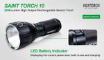Фонарь Nextorch SAINT TORCH 10 поисковый, 3200 люмен