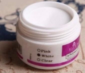 Ez flow акриловая пудра 15 г  белая