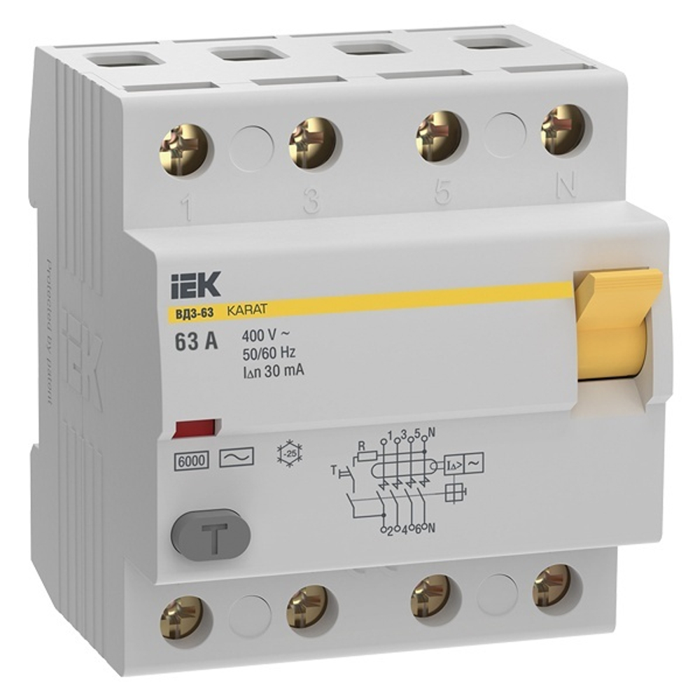УЗО  IEK MDV20-4-063-030