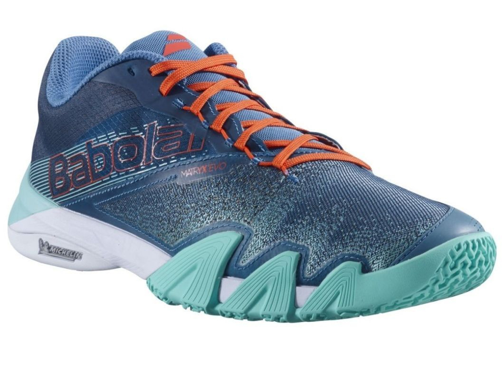 Мужские кросовки для Padel Babolat Jet Premura 2 - electric green/mandarin