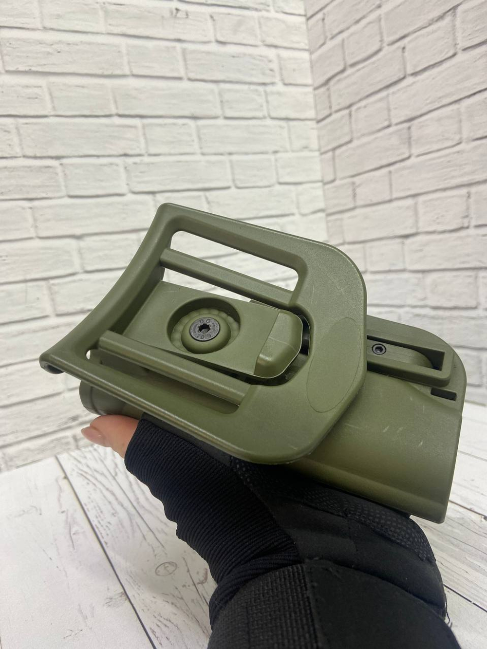 Кобура для ПМ и ПММ, поясное крепление на ремень Олива