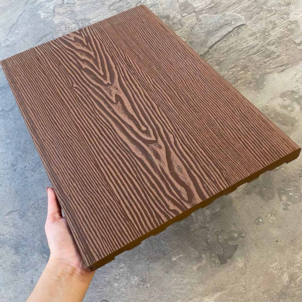 Ступень EasyDecking Wood-Х 348х22х4010 Коричневый 3D
