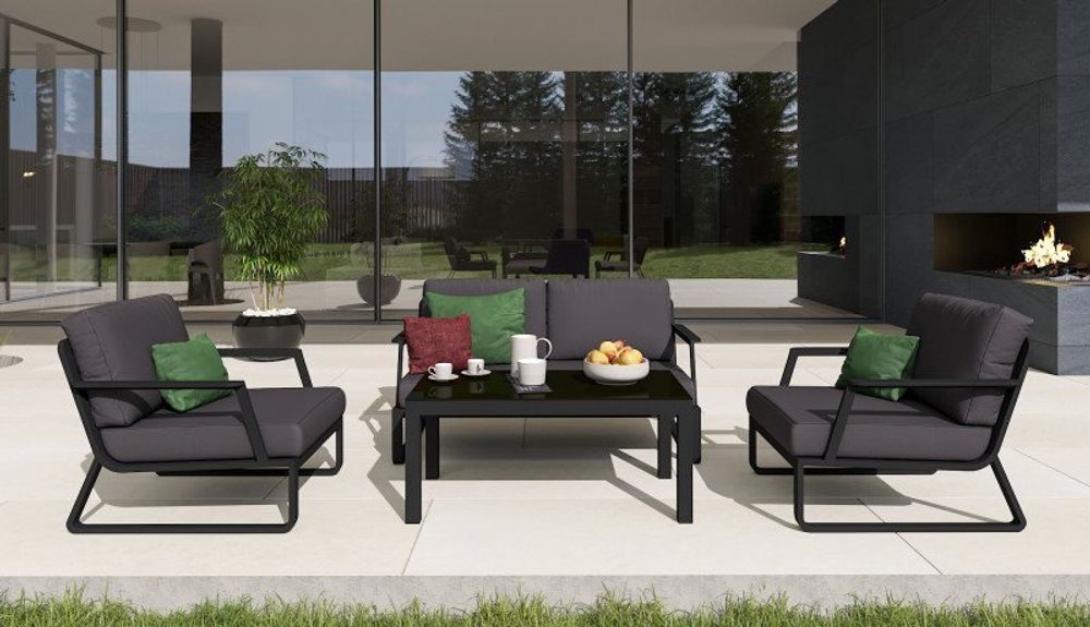 Voglie, набор антрацит/антрацит, алюминий