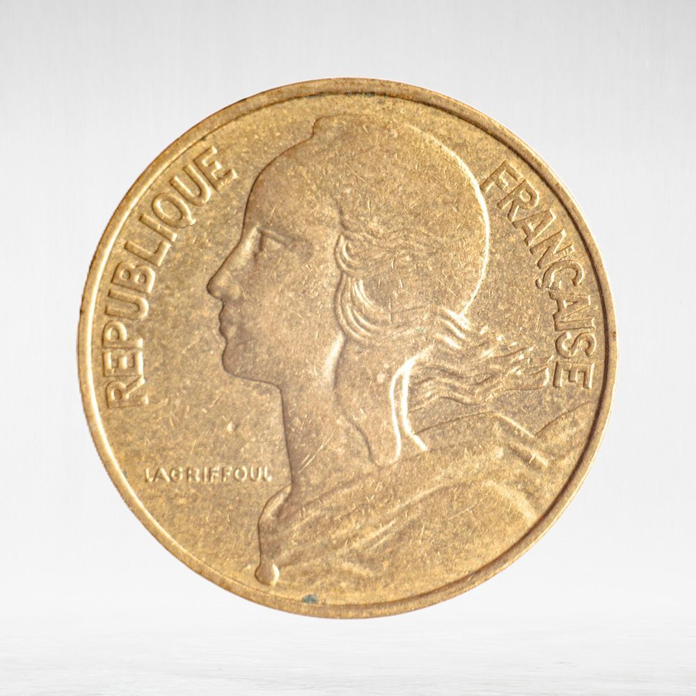 France, 10 Centimes 1980, VF