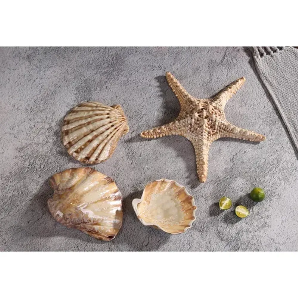 Блюдо для подачи 20*14,5 см h6 см 150 мл емкость для закусок Pearl Shell Frutti di Mare P.L. [1]
