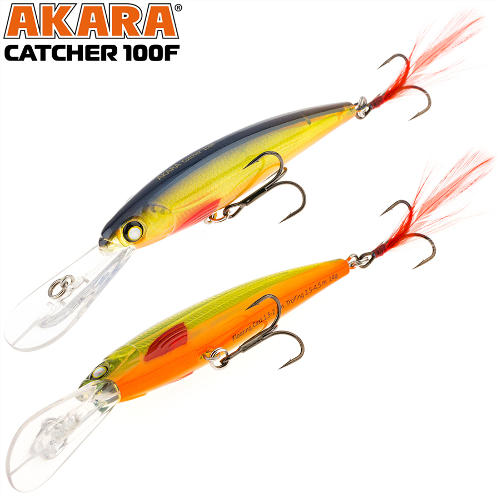 Воблер Akara Catcher 100F 14гр. (1/2 oz 3,9 in) A54