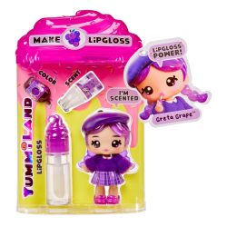 Yummiland - DIY блеск для губ + кукла Greta Grape Make Lipgloss Kit 120773 / артикул   120698 120773  / GTIN 035051120773