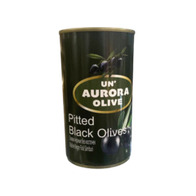 Оливки черные без косточек консервированные, 370г