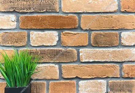 Petra «Скандинавский кирпич» 10П2 250-260x60-70x15 - Искусственный декоративный камень/плитка