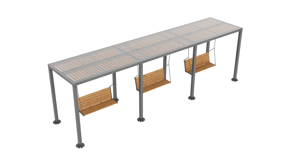 Навес с качелями SK00167