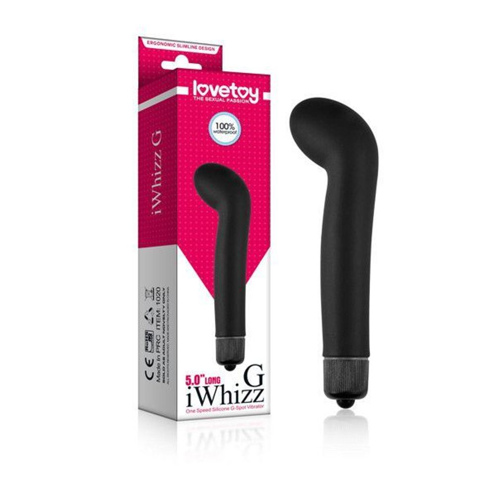 Lovetoy iWhizz G – силиконовый вибростимулятор точки G, 12,5 см