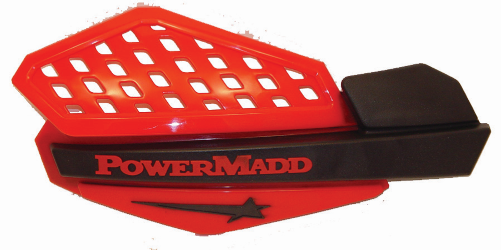 Ветровые щитки для квадроцикла "PowerMadd" Серия Star, красный/черный