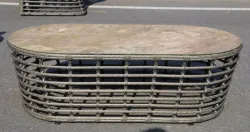 "Валенсия" лаунж-зона из искусственного ротанга, цвет серый