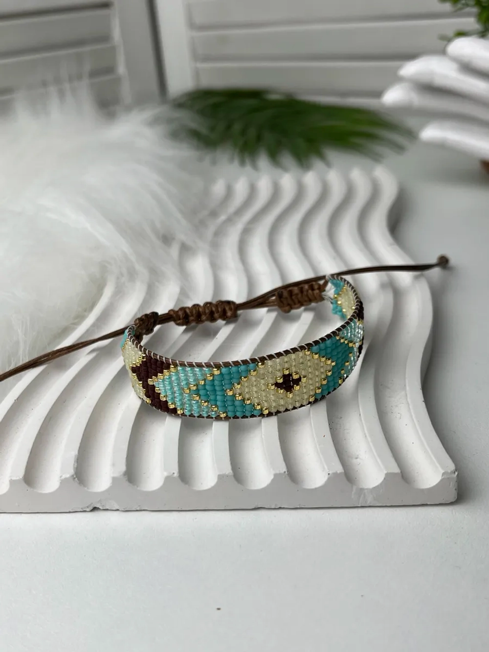 Браслет из японского бисера, украшение, аксессуар