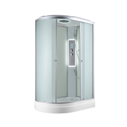Душевая кабина AvaCan (АваКан) C2012R LED с низким поддоном, с ГМ, с электрикой и LED освещением, 120х80х215