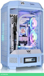 Корпус Thermaltake Tower 300 Hydrangea голубой (CA-1Y4-00SFWN-00)