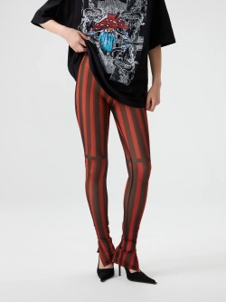 Леггинсы с разрезами из сетки с принтом OLA OLA