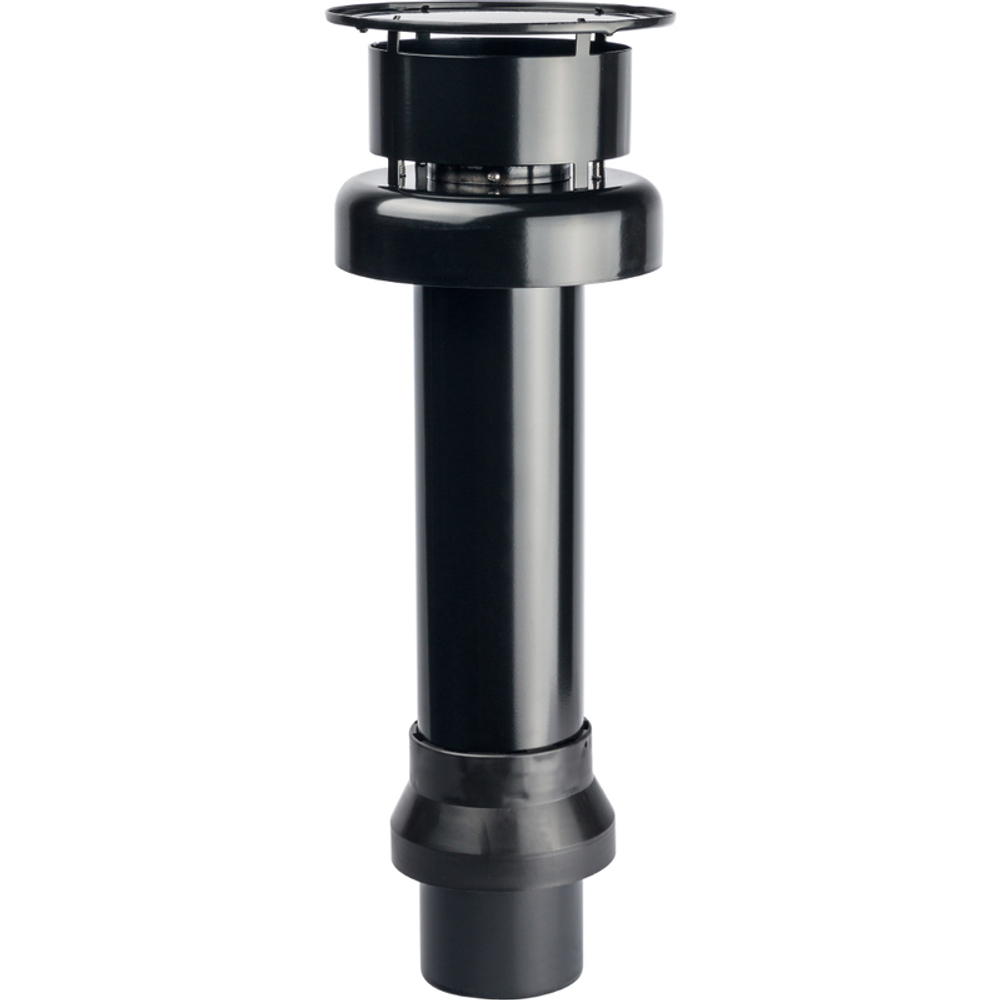 Элемент дымохода  Ø80/100 к-т   вертикальный утепленный, 584 мм, финальный участок.