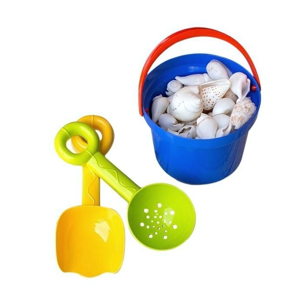 Песочный набор 3предм. ведерко 0,5л., лопатка, грабельки "Топ-топ" (Р.с.)