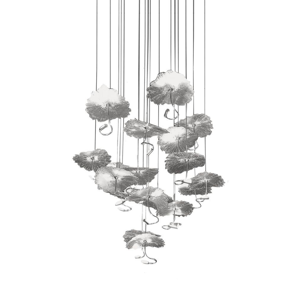 Люстра X-8827P/19 silver