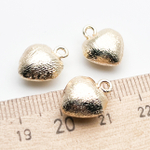 Подвеска Сердце, цвет золото, размер 14*11 мм, цена за 1 шт